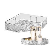 Générique Bathroom Corner Organizer, Multi-Functional Corner Shelves for Wall, Strong Weight-Bearing Shower Shelves with Quick Drainage for Kitchen, Balcony, Bathroom, Living Room