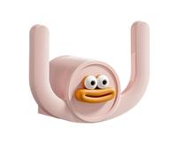 Générique Bathroom Slippers Hanger, Wall-Mounted Cartoon Salvataggio Mouth Rack, No-Punch Space-Saving Shoe Holder, Fun Organizer per Door, Coat, Scarf and Towel Storage