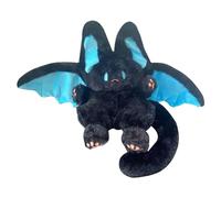 Générique Bats Stuffie, Plush Doll, Vivid Realistic Stuffed Toy Figure Dark Element Style Cushion, Soft Comfortable Animal Plush for Halloween Easter Christmas Decor, 13,78 pollici