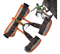 Générique Baudrier Arrampicata | Cintura di Arrampicata Regolabile - Accessori Alpinismo Per Lavoro Via Ferrata Copertura Caccia Abbattimento Arboricolo Parete Speleologia Soccorso