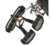 Générique Baudrier da Arrampicata | Imbracatura da Tetto Regolabile,Accessori per Alpinismo Per Lavoro Via Ferrata Copertura Caccia Abbattimento Arboricolo Parete Speleologia Soccorso