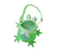 Générique Beach Mesh Bag, Frog-Shaped Tote Kids with Adjustable Strap, Lightweight Portable Beach Toy Storage Bags for Collecting Seashells, Sand Toys, Outdoor Travel, Vacation, Pool, Picni, Scarf, Se