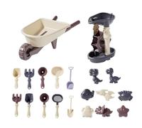 Générique Beach Toys - Kit di 20 castelli di sabbia con stampi, simpatici giochi da viaggio, forniture portatili per giochi in spiaggia, accessori per sabbiere all'aperto per bambini