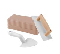 Générique Beach Toys, Lightweight Educational Beach Games Set, Multi-Functional Shovel and Brick Molding Toy for Kids Summer Vacation, Poolside, Water Park Plaything, Brown, Green