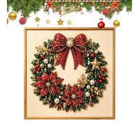 Générique Bead Art with Frame - DIY Christmas Pearl | Gem Craft Set