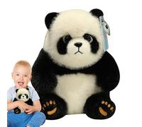 Générique Bear Plush Toy, Realistic Simulation Polar Bear and Panda Stuffed Animal, Soft Cuddly Cushion, 9,84 x 7,87 inch Ideal Snuggle Buddy for Boys Girls, Comforting Growth Companion