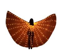 Générique Belly Dance Wings Glow Cape Rainbow Wings - Costume da da Danza