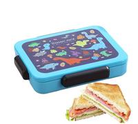 Générique Bentto Box - 25 x 19 x 5 cm - Contenitore per pranzo per bambini, 5 - Compartment Snackle Box Container | Multifunctional Leak-proof Kitchen Tableware for Sea Summer Commuting Long Drive