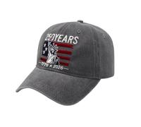 Générique Berretto da Baseball - Copricapo Patriotico 250 anni - Berretto Dad | per il Golf la Corsa La Spiaggia La Caccia La Pesca Lo Sci Il Ciclismo, grigio