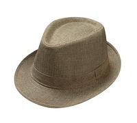 Générique Berretto da uomo rosso jazz retrò Soild Britannica cappello da sole cappello da sole messicano Sombrero, cachi., Taglia Unica