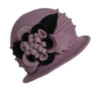 Générique Berretto Gavroche Velluto da donna, berretto a campana, cappello a secchio, anni '20 e 50, da uomo, rosso, viola., Taglia Unica