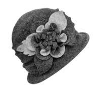 Générique Berretto Gavroche Velluto da donna, berretto a campana, cappello a secchio, anni '20 e 50, da uomo, rosso, grigio, Taglia Unica