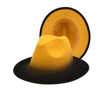 Générique Berretto viola Pompon di Colori per Donne, Cappello Alto, in Lana per Uomini, Cappello con visiera da Esterno Tattico, giallo, Taglia Unica