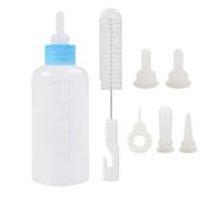 Générique Biberon per gattini per kit di allattamento, biberon per cuccioli per allattamento, kit di biberon per allattamento per piccoli gatti, 7 pezzi, kit completo di per animali da comp