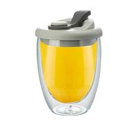 Générique Bicchiere da caffè | 350 ml insulato Drinking | Leakproof Hot Tea For Milk, Ice Water, Juice, Coffee, Tea Comes With An Innovative Anti-Spill Design That Combines A Cup Lid and Movable