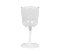 Générique Bicchiere da vino - Bicchiere da 295 ml, compatto, infrangibile, trasparente, riutilizzabile, materiale leggero senza BPA, costruzione | Bicchieri per pic-nic di vo