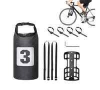 Générique Bicicletta anteriore Rack Bag - Impermeabile Ciclismo Cargo | Storage Pack, Front Fork Bike Carrier Bag for Travel Commuting Outdoor Riding Adventure Gear Storage Use