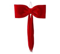 Générique Big Bow for Christmas Tree, Christmas Tree Top Decoration | Rustic Chriistmas Trees Toppers | Velvet Rustic for Indoor Outdoor Party Wedding Birthday Shower Room Wall Decor