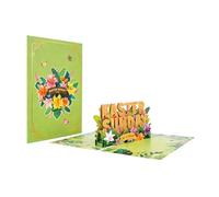 Générique Biglietti d'auguri 3D per Pasqua | Souvenir 3D di uova di Pasqua e coniglio | Messaggio toccante di - Regalo per marito, fidanzata, madre, padre, insegnanti, amici, famiglia e