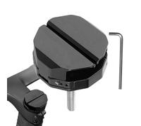 Générique Bike Phone Holder - alluminio lega 4,5 x 4,5 cm | invisibile a 360 ° Rotating Mobile Phone Mount Bracket for Stem Navigation Video Recording Mountain Road Riding City Touring Use