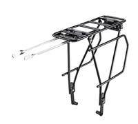 Générique Bike Rear Rack - Telescopic Alloy Cargo Carrier | Regolabile Rear Bike Rack for Road & Mountain Cycling, Commuting, Luggage Trasporti; Sturdy, Safe for Night Riding, Outdoor Use, Men, Women