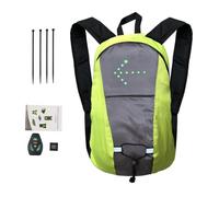 Générique Bike Turn Signal Backpack | Outdoor Cycle Backpack With Wireless