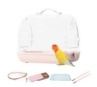 Générique Bird Carrier - Bird Travel Cage | Parrot Backpack | Portable Bird Carrier Backpack for Travel, Bird Travel Carrier, Bird Transport Bag, Trasparente Pet Carrier for Birds, Bird Backpack