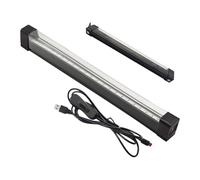 Générique Black Light LED - LED Black Light Bar 32,2 x 3,8 x 2,2 cm | USB UV, portatile fluorescente magnetico 9 W per casa club soggiorno camera da parete Ceiling Cabinet Indoor Outdoor