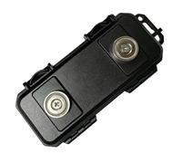 Générique Black Magnetic Key Box Under Vehicle Hidē a Key Holder Case | Secure black ABS magnetic key holder easily attaches under cars, SUVs, or RVs to safely store spare keys and cash