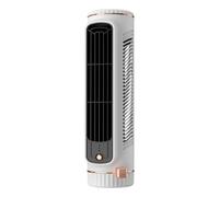 Générique Bladeless Tower Fan, Personal Bladeless Desk Fan Tower, ABS 3 Speeds ricaricabile Air Circulator, Desk Accessories for Living Room, Bedroom, Kitchen, Summer, Outdoor, Travel, 25,2 x 7,9 x 7