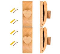 Générique Blanket Clips - Tapestry Hooks | 4 pezzi legno Carpet Hanger Upholstery Decorative Wall Hanging Tapestry Clip Aesthetic Room Decor for Bedroom Living Room Bathroom Versatile Decoration