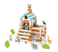 Générique Blocchi di costruzione in legno, Blocchi di impilamento in legno | Blocchi di legno divertenti colorati,Giocattoli di apprendimento educativo per migliorare l'affetto reciproco