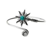 Générique Blu E Bracciale Anelli regolabile sole Gemstone Festival Jewelry Bracciale Braccialetti Collegati Anelli, Taglia unica, Metallo, Nessuna pietra preziosa