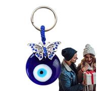 Générique Blue Eyes Keychain - 9,5 x 4 x 1,2 cm portatile e liscio portachiavi - Travel-Friendly Smooth Key Rings Scratch-Free for Birthday New Year Christmas Easter Gift, multicolore, elephant