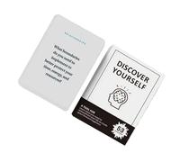 Générique Board Games, Social Talking Points Cards, Positive and Fun Conversation Deck, 3,54 x 2,56 x 1,18 pollici, Ideal for Family Reunions, Dinner Party and Beach Days