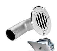 Générique Boat Floor Drain - Copertura in acciaio resistente | Thru Hull Deck Drenaggio Cover 8 X 3.2 X 7.8 Cm For Marine Yacht Ship Outdoor Bathroom Kitchen Shower Sink