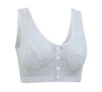 Générique Body Dimagrante Donna Front Thin Cotton Underwear Bustier Sostiene Gola, grigio, DD