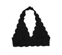 Générique Body Velluto Reggiseno Sexy in Pizzo da Donna Modello in Pizzo Elegante Morbido ed Eco-Friendly per il Corpo Set Ufficio Professionale, Le Noir, L