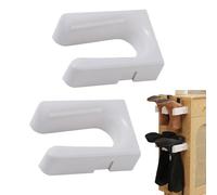 Générique Boot Holder, Wall Mounted Slipper, No Punching Organizer, Sturdy Design, Space Saving, (5.91x4.21x1.97 Inches), Great For Storing Boots and Slippers On Walls, Doors, Oro Cabinet