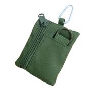 Générique Borsa A Moneta - Tiny Key Chain Pouch | Pocket Lipstick Borsa | Key Chain | Tiny Zaino | Portafoglio Da Surf Oxford | Tasca Porta Chiavi Impermeabile Con Cerniera E, Piazza verde 'esercito