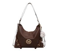 Générique Borsa a tracolla multifunzionale, elegante borsa a tracolla da donna | Borsa tote da donna | Borse di grande capacità, borsa da lavoro alla , marrone, Se référer au descriptif