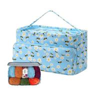 Générique Borsa a uncinetto - pochette organizzativa per maglieria, accessorio di stoccaggio all'uncinetto, destinato a scuola, appartamento, viaggi, vacanze, uomini e donne, designer amatoriali e