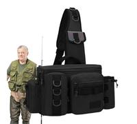 Générique Borsa Banana da Pesca Borsa di Immagazzinaggio per Canne da Pesca per Esche Gear, Mosca a Tracolla Resistente all'acqua Leggero per la Caccia, , UN, riferimento alla descrizione