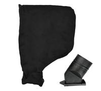 Générique Borsa Collettore Polvere, Borsa Polvere per Levigatrice, Anello di Collegamento Nero Regolabile per a Linguetta e Macchina da Taglio/Lucidatura su Legno, Un, Se référer au descriptif