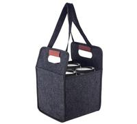 Générique Borsa Da Bevanda Isolata, Tote Portatile con 5 Separazioni, Tracolla E Tasche Laterali, Bevanda Porta per Consegna, Borsa Da Picnic Isolata E Altri, multicolore, 4 Cups, Fare riferimento