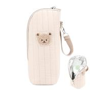 Générique Borsa da bottiglia isolata - Tote per refrigeratore portatile per bottiglie di latte, 8 x 7 x 22 cm, cachi, Se référer au descriptif, Fare riferimento alla descrizione