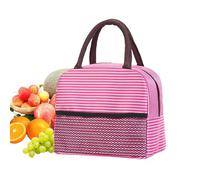 Générique Borsa da pranzo da donna | Cerniera e riutilizzabile - Borsa da pranzo alla e pratica, per lavoro, ufficio, scuola, viaggi, campeggio, all'aperto, picnic, spiaggia snack