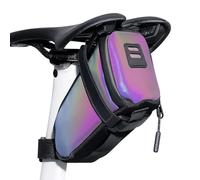 Générique Borsa da sella per bicicletta, borsa da sella compatta, tasca portaoggetti riflettente e impermeabile, per allenamento, viaggi quotidiani, riparazioni in escursionismo, viaggi a lunga