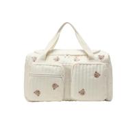 Générique Borsa fasciatoio grande capacità da viaggio, borsa per pannolini maternità con organizer per pannolini, poliestere, design piccolo orsetto