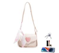 Générique Borsa Hobo per le donne - Chiusura magnetica facile accesso e stile,Borse a tracolla Hobo per donne,per Incontri Navettage Università Natale Compleanno Madre Fidanzata Moglie, bianco, Se